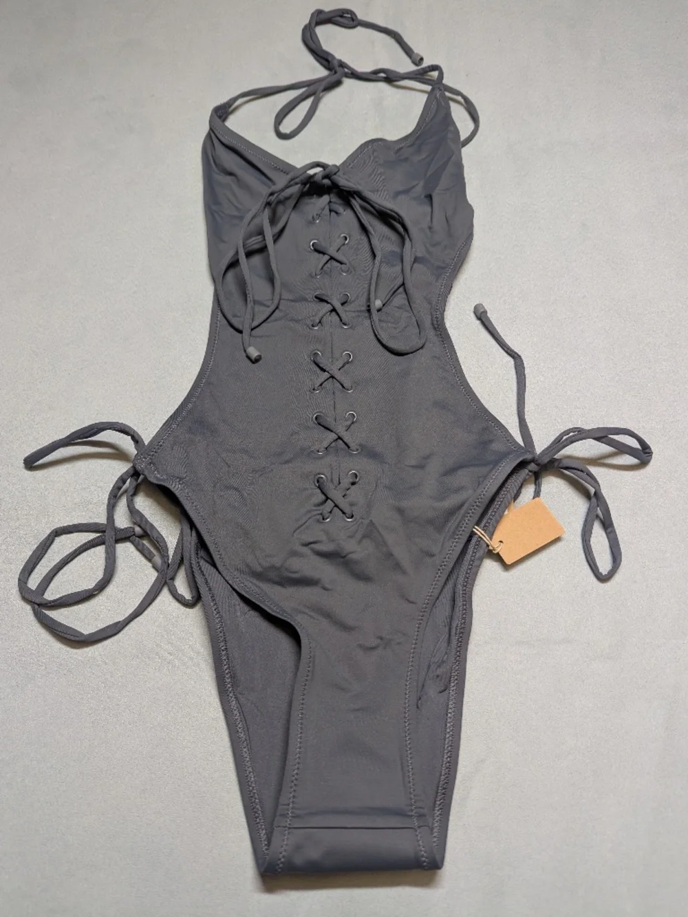 NWT Skims Swim Lace Up Monokini - Size XL